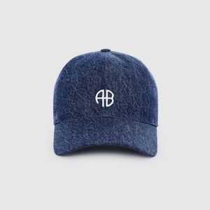 Anine Bing Clean Indigo Baseball Cap